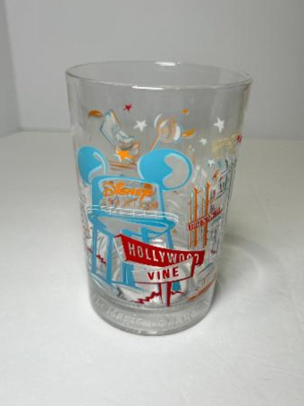 WALT DISNEY 25th Anniversary Drinking Glass McDonald’s Hollywood Studios 1996